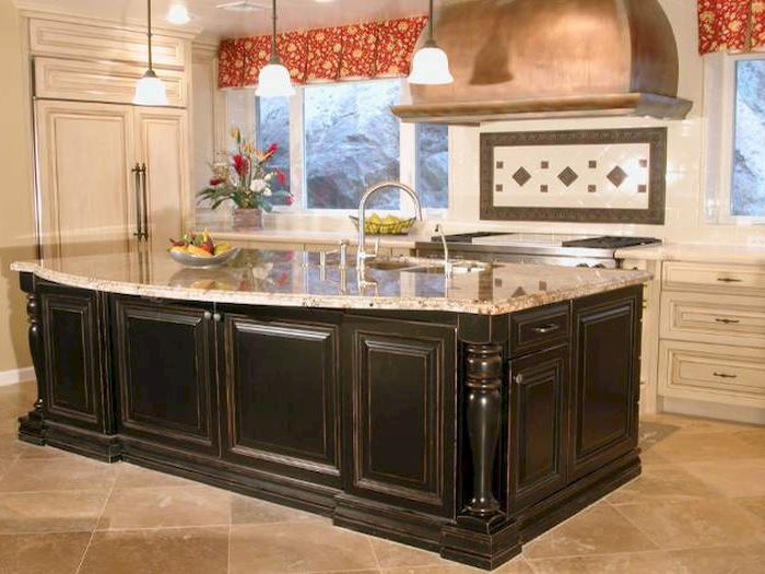 Granite Top Kitchen Island With Seating photo - 5